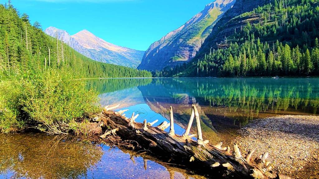 I want to get off the beaten path but not spend all day on the trail in Glacier National Park